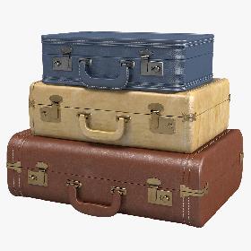 Vintage Suitcase Set